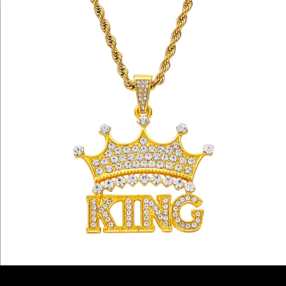 King crown 👑 necklace &pendant